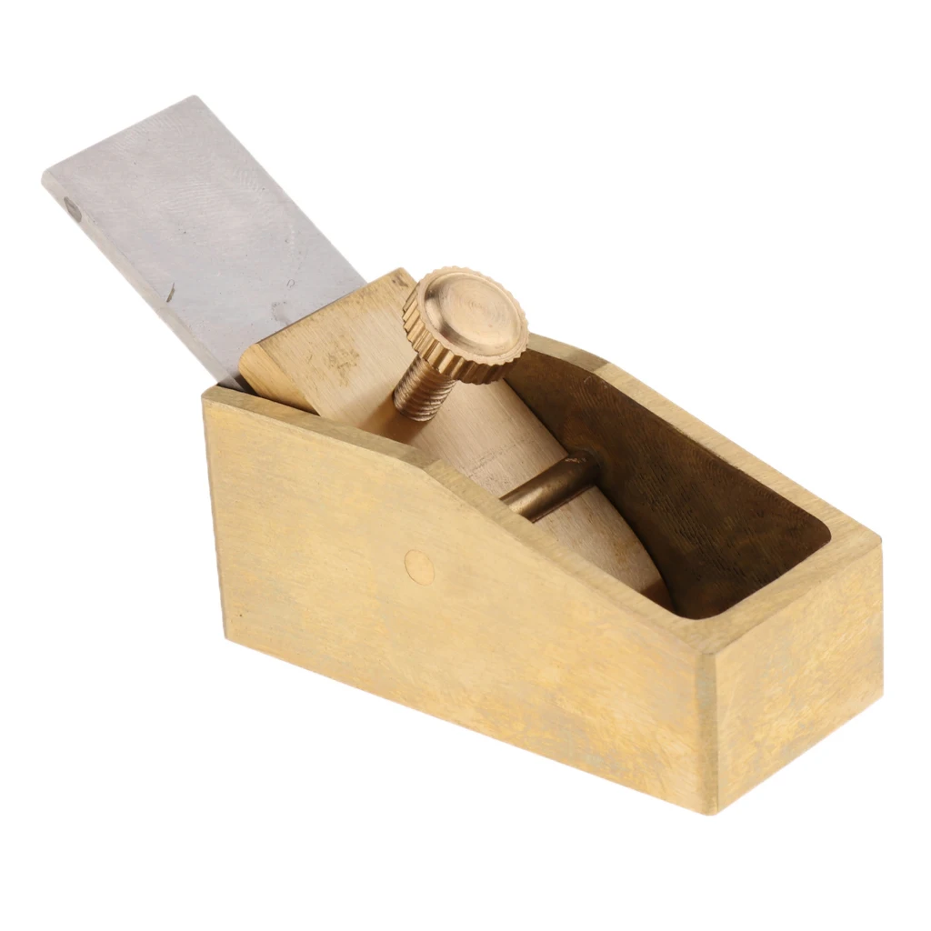 Tooyful Mini Brass Violin Viola Guitars Plane Cutter Hand Plane Wood Musical Instruments Woodcraft DIY Tool
