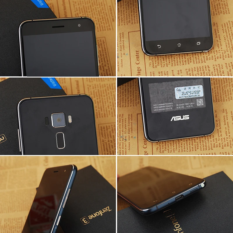 Asus Zenfone 3 ZE552KL 4 ГБ 64 Android 6.0 5.5 дюймов Qualcomm 625 10 ядер 2.0 ГГц 16.0MP две SIM карт Отпечатка