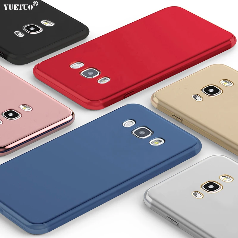 Yuetuo мягкий силиконовый Coque крышка чехол для Samsung Galaxy J 7 J7 2016 j710 оригинальный 3D