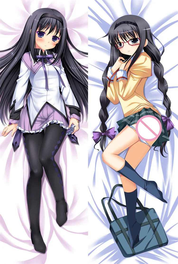 Японское аниме Puella Magi Madoka Magica персонаж сексуальная девушка Akemi Homura Dakimakura
