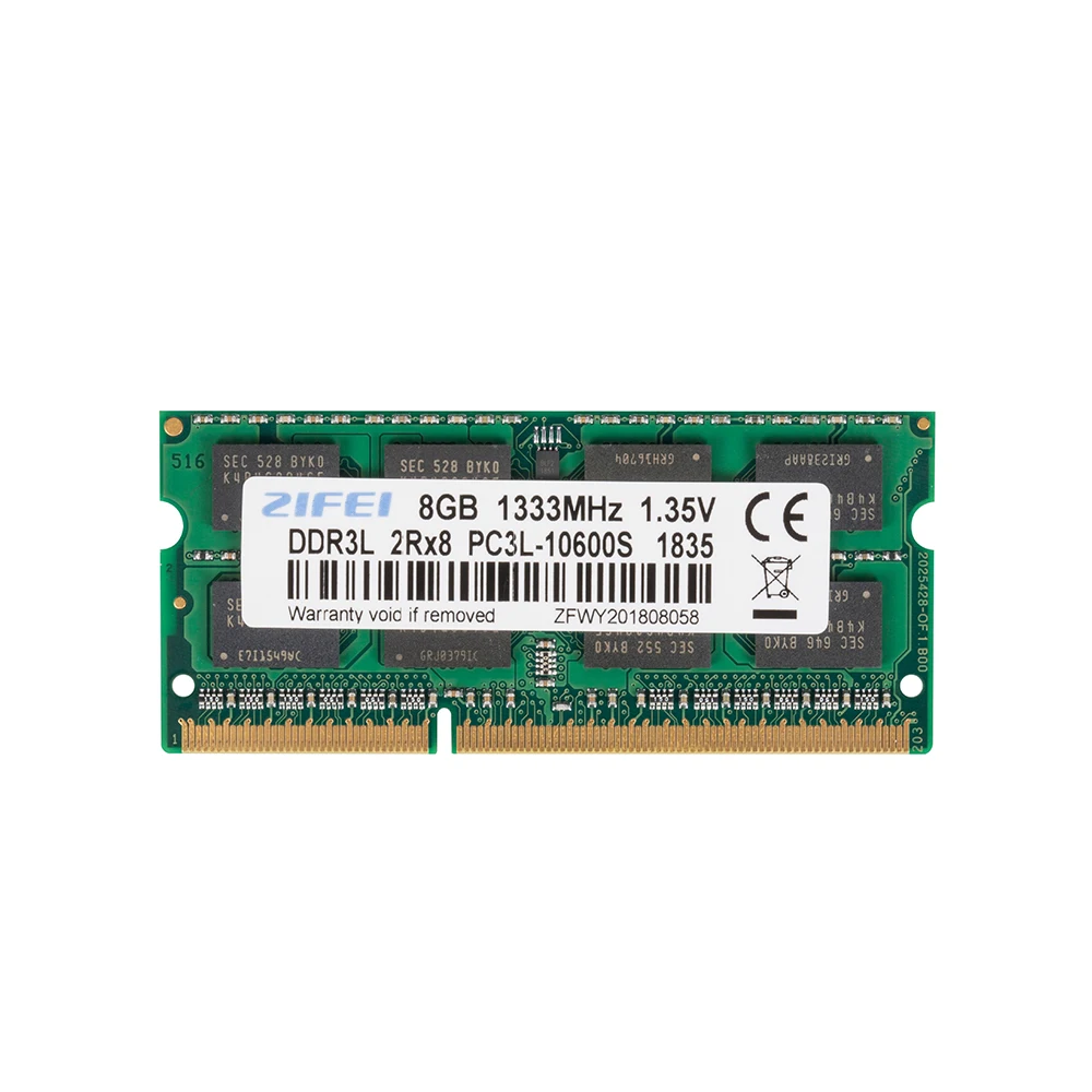 ZiFei ram DDR3L 2GB 4GB 8GB 1066HMz 1333HMz 1600MHz 204Pin SO-DIMM module Notebook memory for Laptop ZiFei ram DDR3L 2GB 4GB 8GB 1066HMz 1333HMz 1600MHz 204Pin SO-DIMM module Notebook memory for Laptop