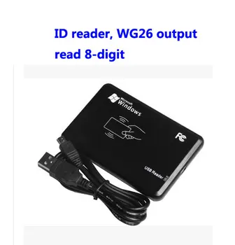 

Free ship ,RFID reader, USB desk-top card dispenser, USB EM card reader,Read 8-digit, WG26 format output ,sn:06C-EM-8,min:1pcs