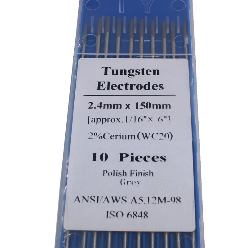 10 шт. вольфрамовые электроды 1 0/1 6/2 0/2 4/3 0/3 2*4 0 мм|tig tig|machine machineelectrode tungsten |