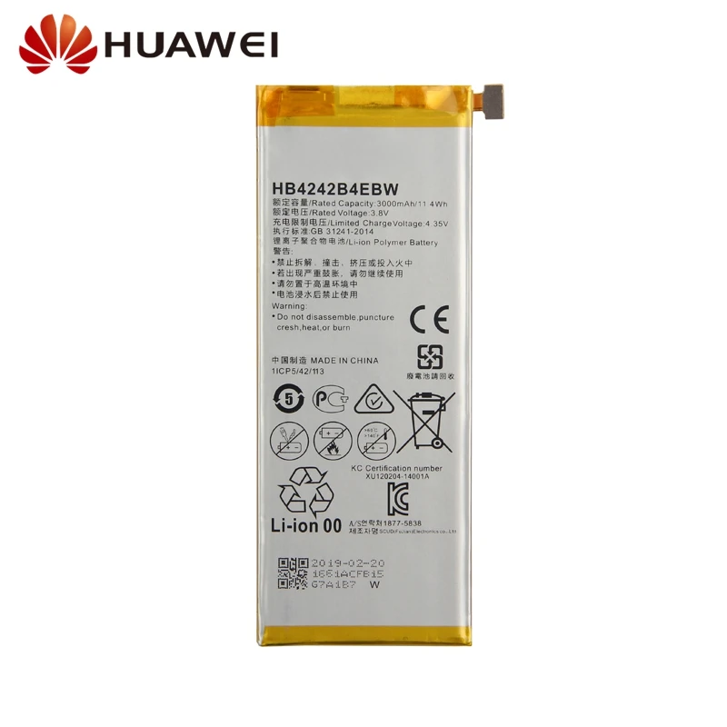 Original Replacement Phone Battery For Huawei Honor 6 4X H60-L01 H60-L02 H60-L11 H60-L04 HB4242B4EBW Authenic Battery 3000mAh Original Replacement Phone Battery For Huawei Honor 6 4X H60-L01 H60-L02 H60-L11 H60-L04 HB4242B4EBW Authenic Battery 3000mAh