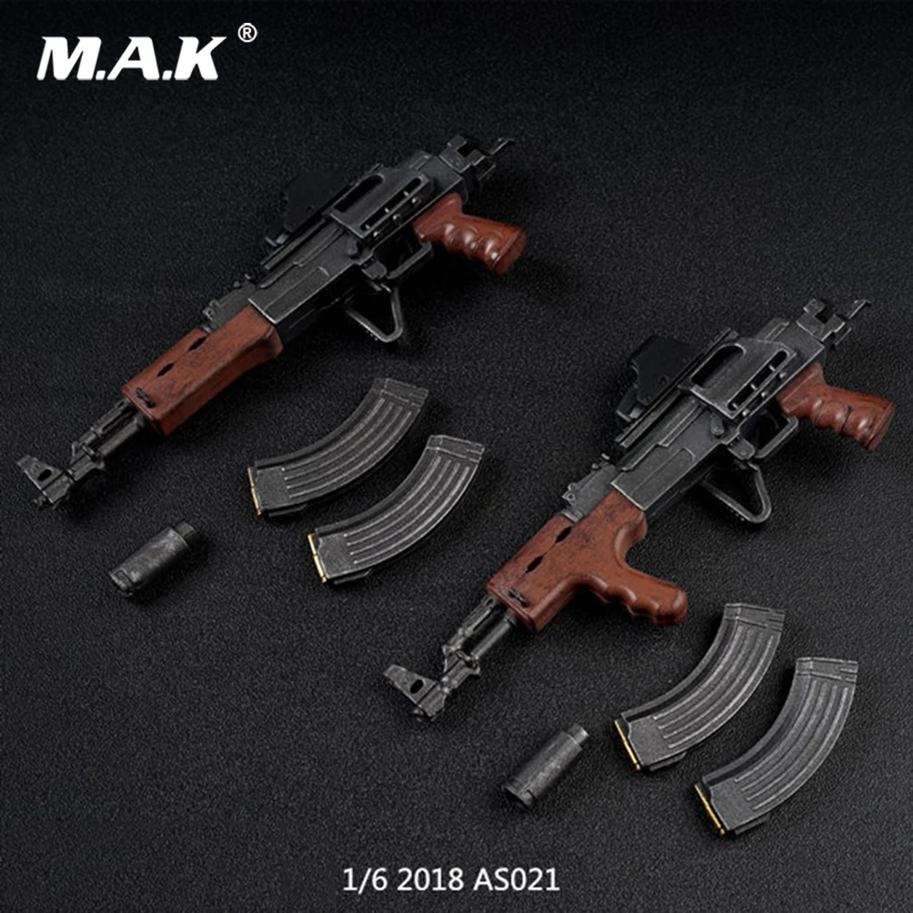 1/6 масштабная фигурка аксессуар AK47 деревянная версия тактическая модель оружия с/без захвата для 1" фигурка