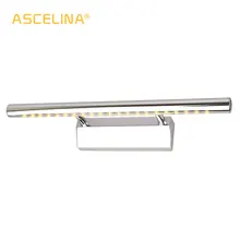 led Mirror front lamp bathroom Wall light lamps mirror Stainless Steel Indoor led 90 260v lighting