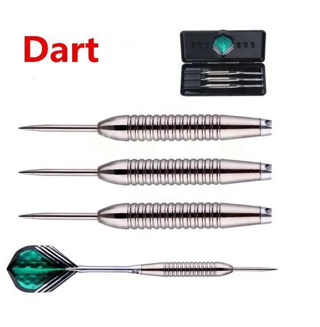 D180 24g Silver Darts body Tip steel Darts Needle aluminium Dart Shafts