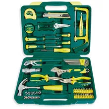 Shengda Tool 62 Pcs Multi Function Electrician Combine Household Tool Set Hardware Toolbox Homeuse Tool Case For Giftbox