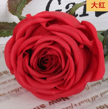 

9cm diameter real touch roses artificial flowers, Home wedding party decoration rose flower arrangement,table centerpiece, 24PCS