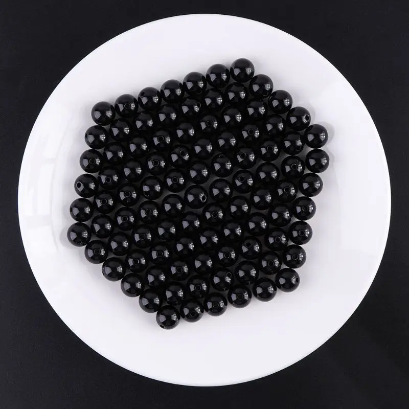 100pcs 3-12mm Black Safety Doll Eyes Sewing Beads For DIY Bear Stuffed Toys Scrapbooking Crafts