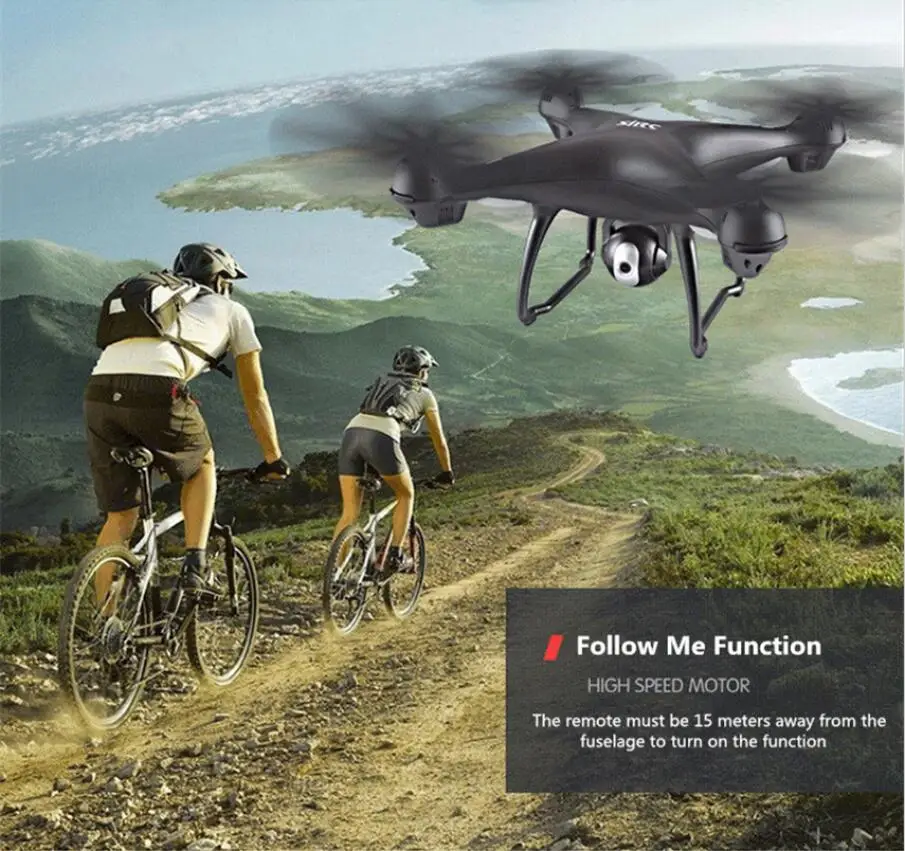 1080P 720P GPS follow me RC Дрон S70 позиция воздуха удержание 400 м Wifi FPV умный вертолет с