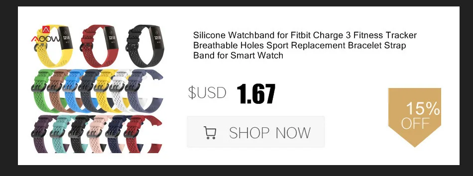 S/L силиконовый ремешок для Fitbit Charge 3 Расширенный Фитнес-трекер спортивный запасной браслет ремешок для Fitbit Смарт-часы