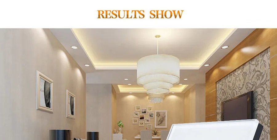 6-Touch Switch-Light Switch-Touch Switch-Wall Light Switches-Fireproof Crystal Glass Panel-Wall Mounted Switch-for Home Hotels