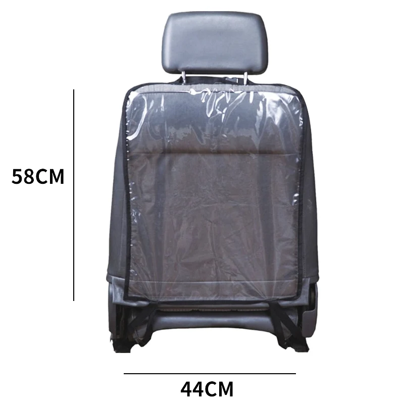 Автомобильный защитный чехол на заднюю часть сиденья для детей, коврик для детей, защищает от грязи 59x43 см