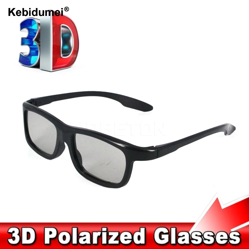 

Kebidumei Fahion 3D Polarized Glasses Stereo Glasses Sunglasses Style for Samsung Smart TV for LG for Sony for Sharp TV