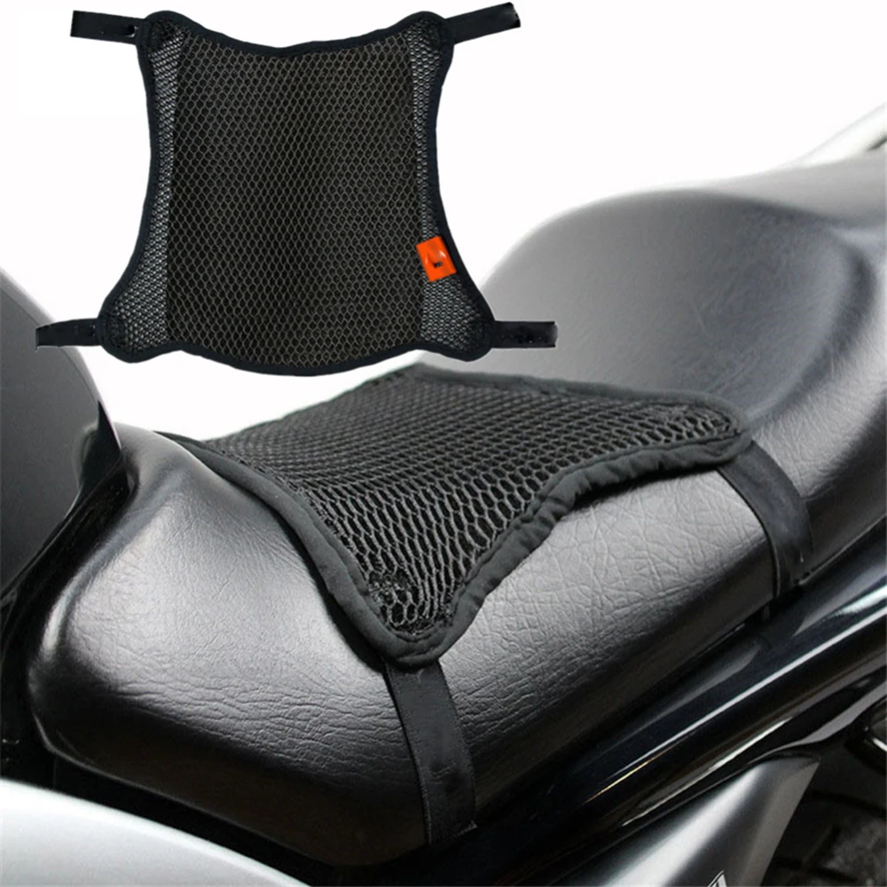 Universal Motorcycle 3D Seat Cover   Heat Insulation Sleeve Stretchable 