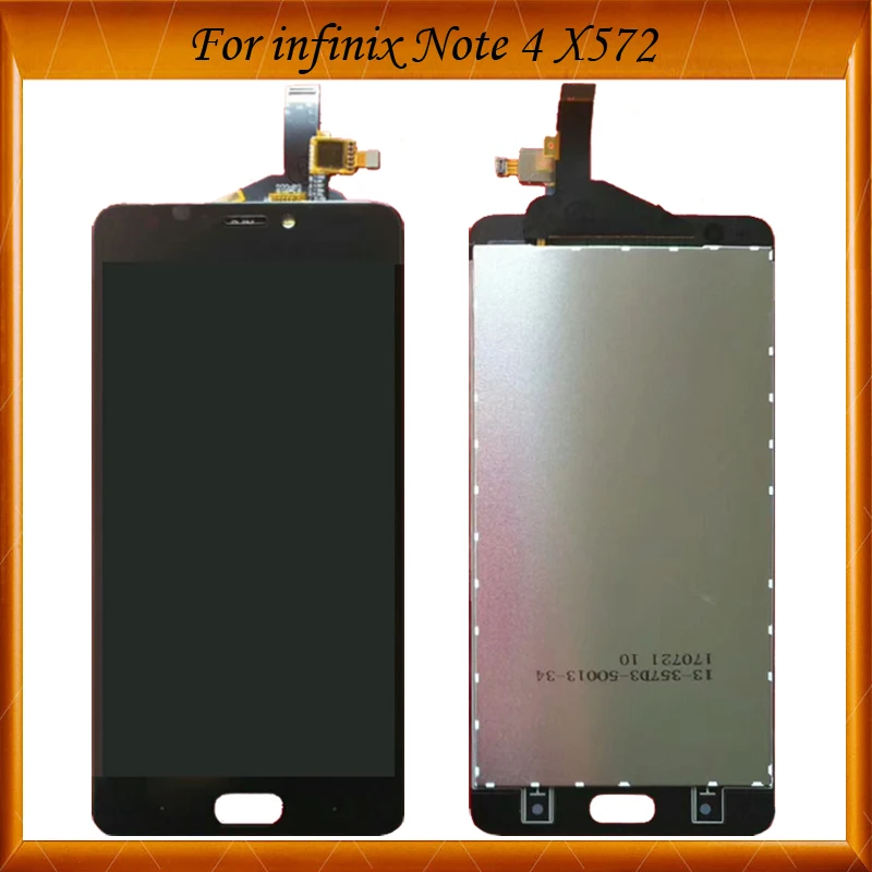 100% хорошо работает для Infinix Note 4 X572 ЖК дисплей монитор с сенсорным экраном