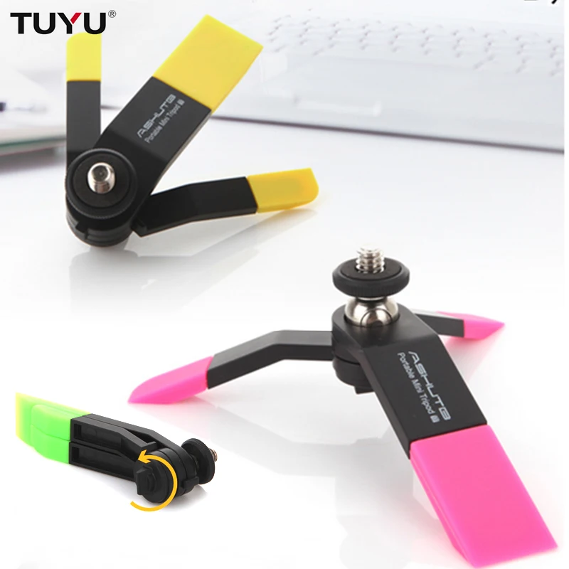 Мини-штатив TUYU для Gopro hero7 6 5 SJCAM EKEN H9 XIAOMI YI 4K смартфон/держатель телефона Карманный