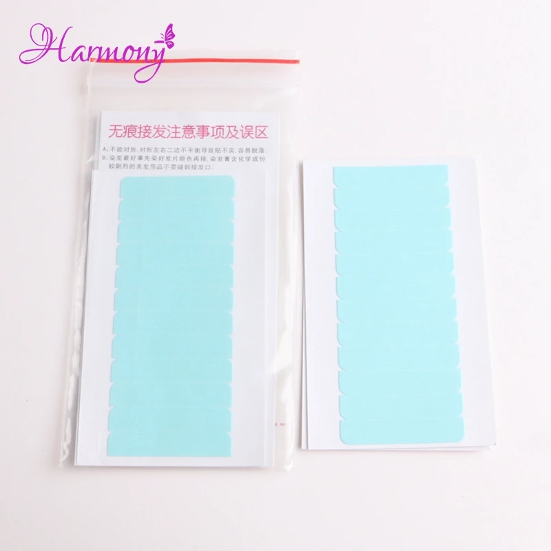 5bags/lot 0.8*4cm SUPER HAIR TAPE adhesive Double Side Tapes for Tape Hair Extensions