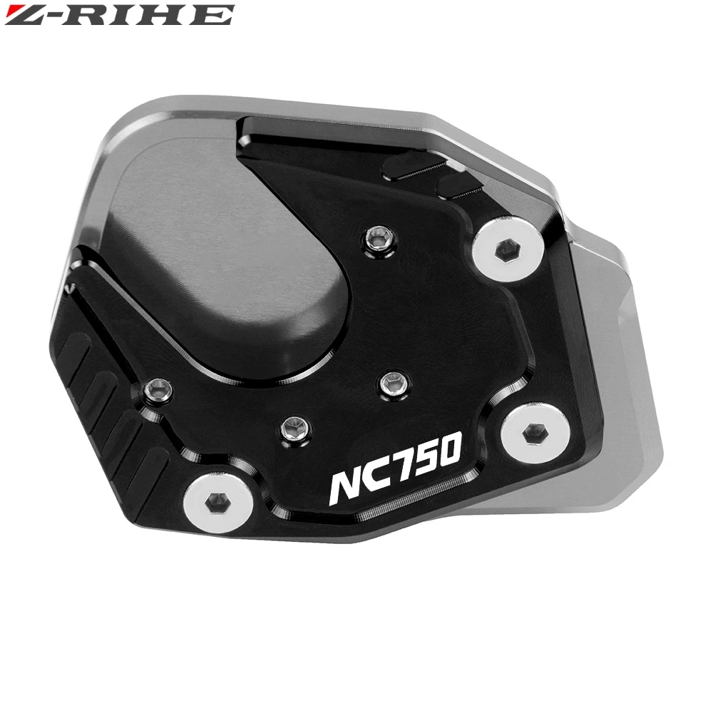 For HONDA NC750X NC 750X NC750 X 2017 2018 2019 Aluminum Kickstand Sidestand Stand Extension Enlarger Pad Accessories NC750