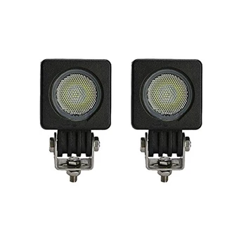 

2pcs ECAHAYAKU 2Inch Square 10W LED Work Light 6000K IP67 for Off-road SUV Trucks ATV Motorcycle E-bike UTV 12V/24V car led lamp