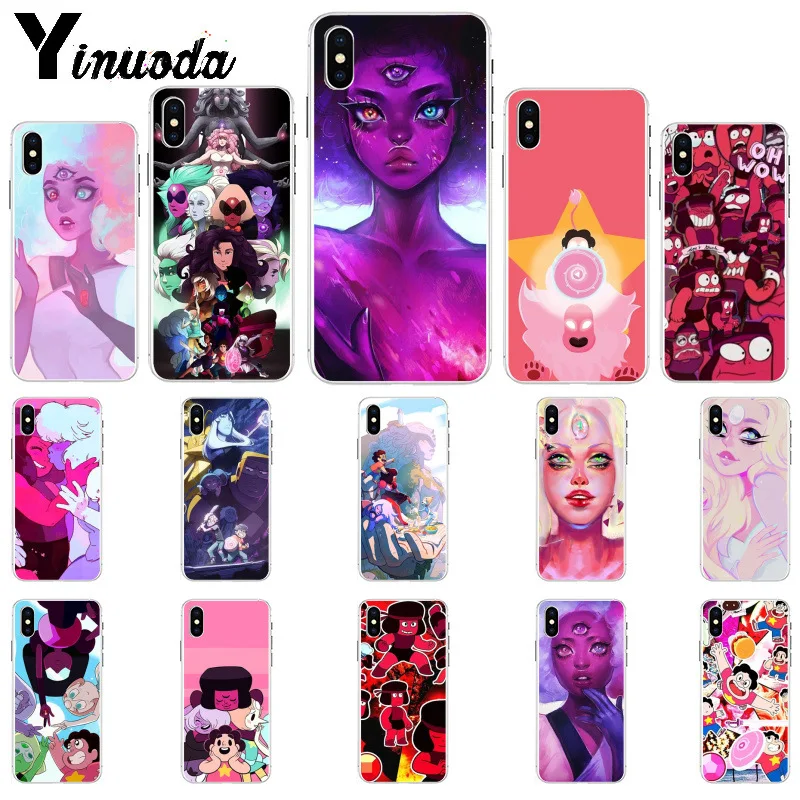 

Yinuoda steven universe real life Doodle Crystal Gem PhoneCover for iPhoneX XSMAX 6 6S 7 7plus 8 8Plus 5 5S XR 11 11pro 11promax