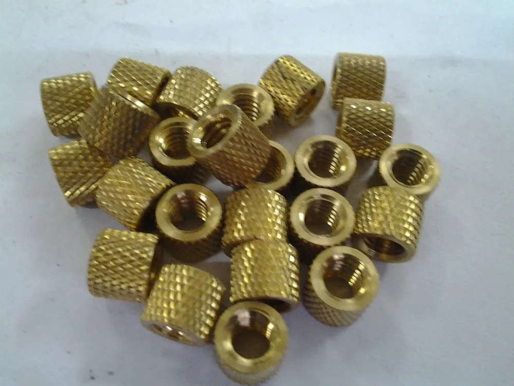 

3000pcs STKC-440-12/16/20/24 Molded-in Threaded Inserts Thru-Threaded Knurled-Unified PEM Stainless Steel Knurled Nuts