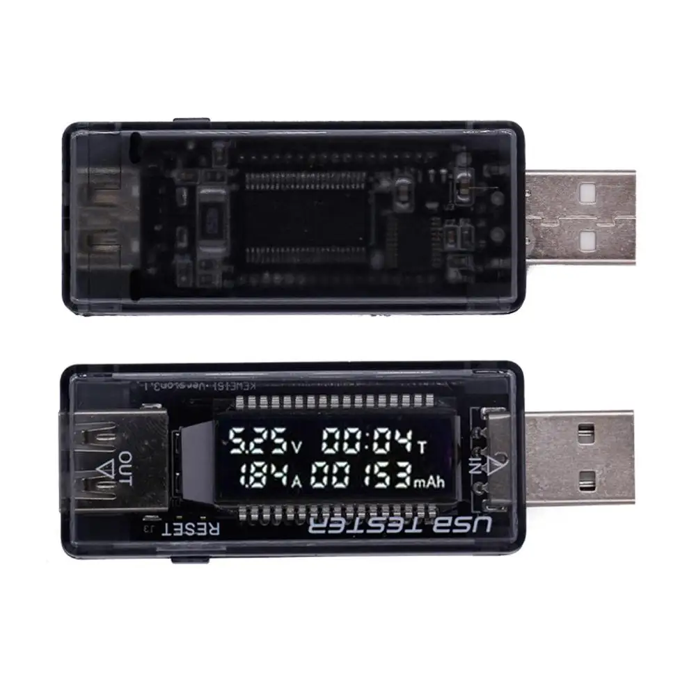 Мини USB Зарядное устройство метр 5 V-20 V QC 2,0 цифровой ЖК-дисплей ток Напряжение Зарядное устройство Ёмкость тестер детектор Мощность Вольтметр Амперметр