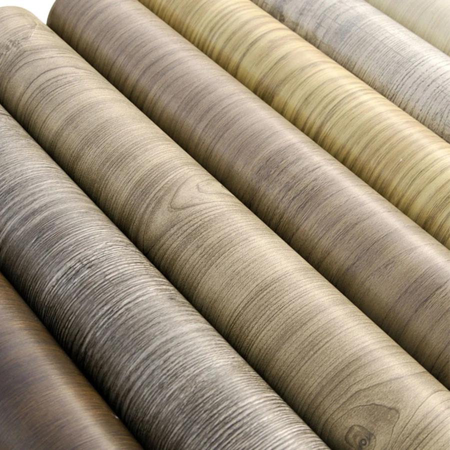45*500 سنتيمتر الخشب والأثاث الحبوب ملصقات جدار لفة ماء ورق جدران من الفينيل pvc فلم ذاتي اللصق باب خزانة ملابس ملصق ديكور