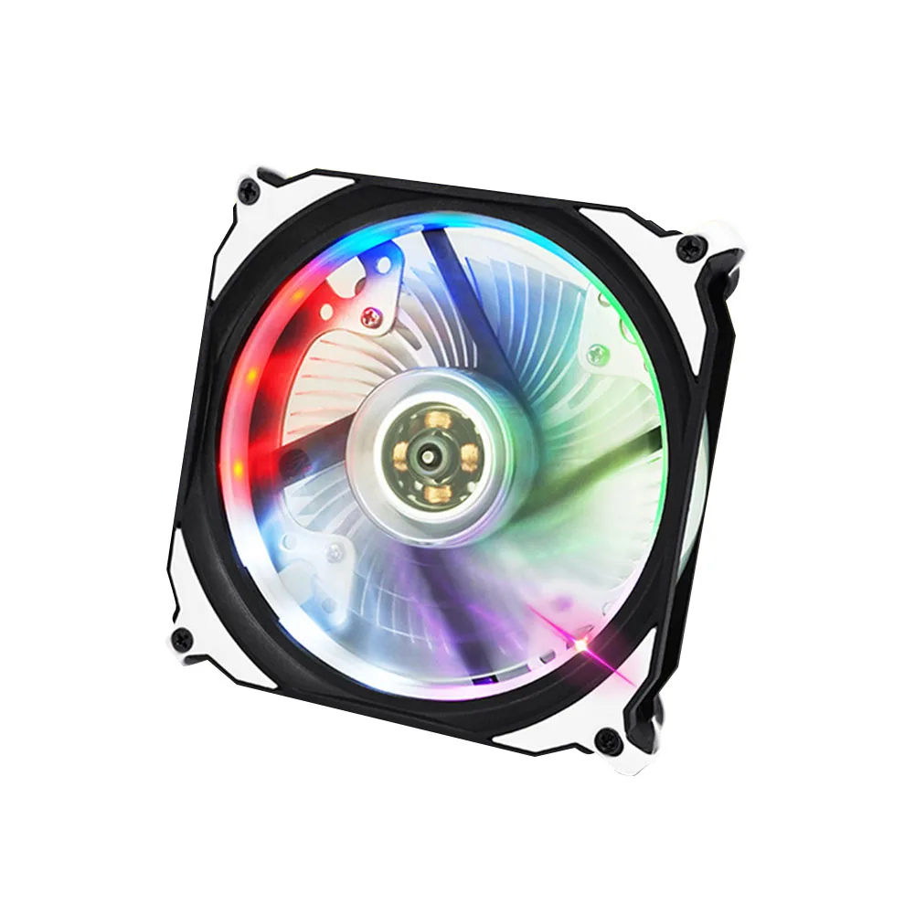 Color Changing Fan Computer Cooler Multicolor Fans for PC Strong Wind