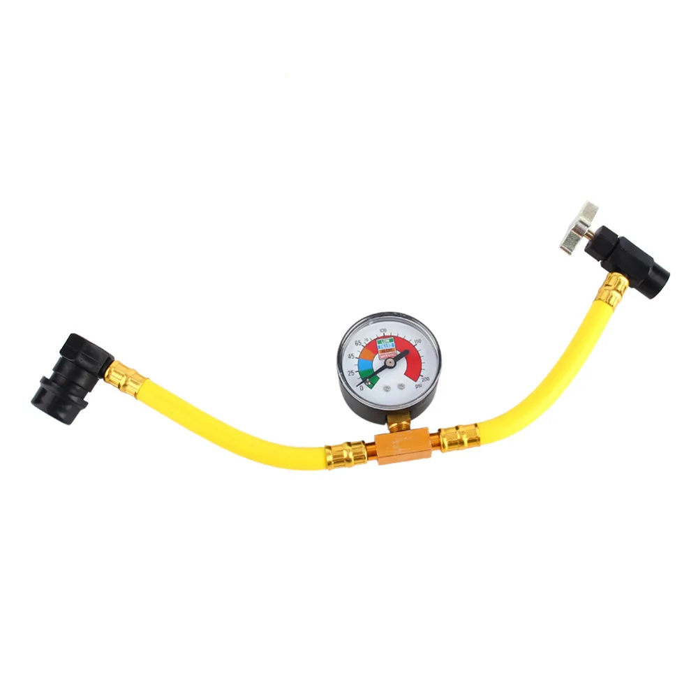 

Plastic + Metal Car Air Conditioning Pressure Gauge R134a Refrigerant Recharge Hose 1/2" Can Tap High Quality Car Accessories