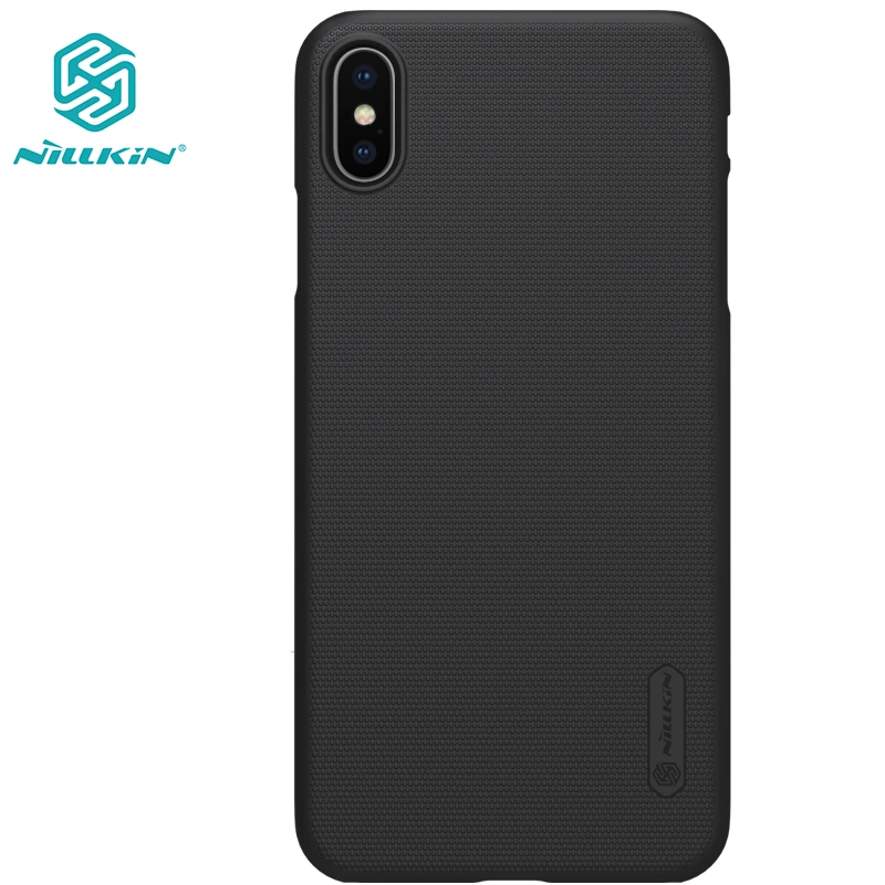 case for iphone XS Max XR X NILLKIN Super Frosted Shield hard PC back cover case for apple iphone XS Max gift phone holder iphone 6s plus phone case