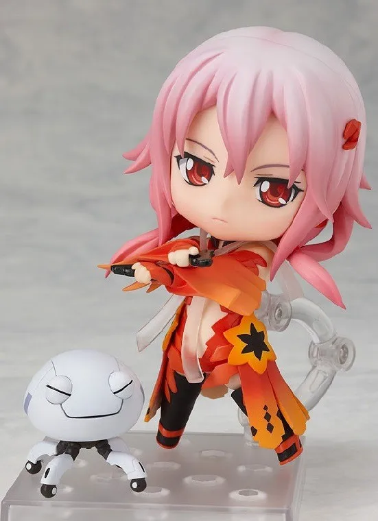 

Japanese Anime Figure Cute Nendoroid Model Guilty Crown Yuzuriha Inori Decoration Doll 10cm PVC Action Figure