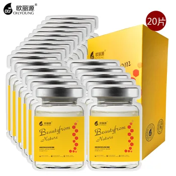 

20pcs Propolis Silk Face Mask Whitening Moisturizing Anti-Aging Anti Wrinkle Acne Treatment Oil-Control Facial Masks Skin Care