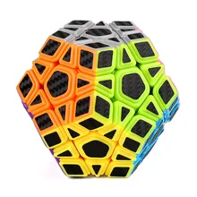 MoYu MofangJiaoShi 3x3 Megaminx Speed Cube Puzzle with Carbon Fiber Sticker Smooth Puzzles Cube