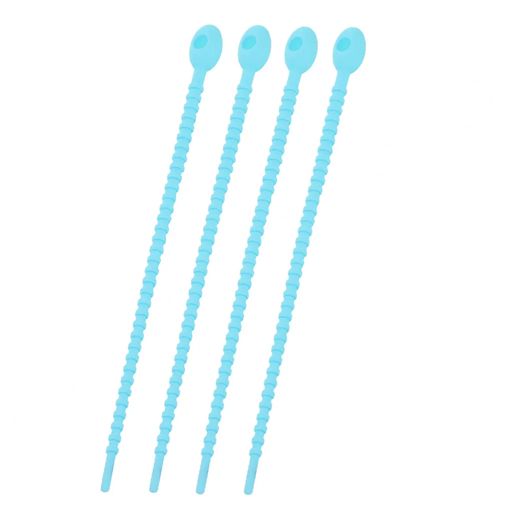 

4Pcs Reusable Silicone Cable Tie Tidy Wire Cord Lead Organiser Cable Organizer