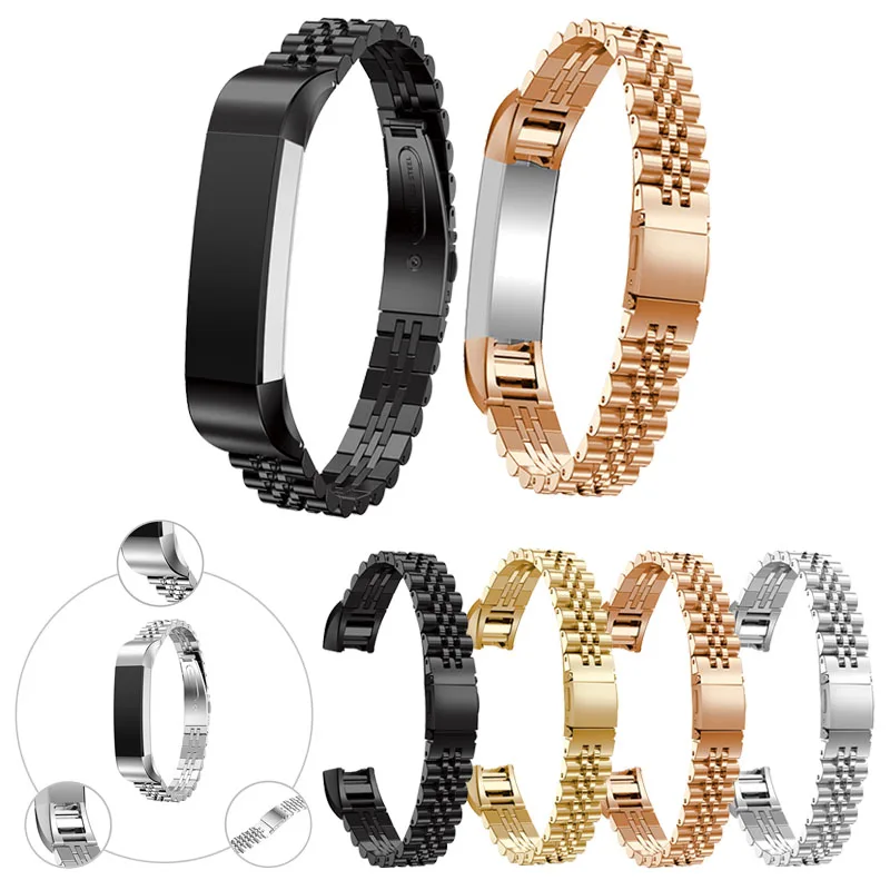 

For Fitbit Alta Bands/Fitbit Alta HR Bands, Stainless Steel Bracelet Smart Watch Strap Switch buckle for Fitbit Alta/Fitbit Alta