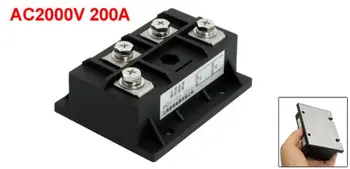 

AC 2000V 200A Silicon Control Semiconductor Diode Bridge Rectifier Module MDQ-200A