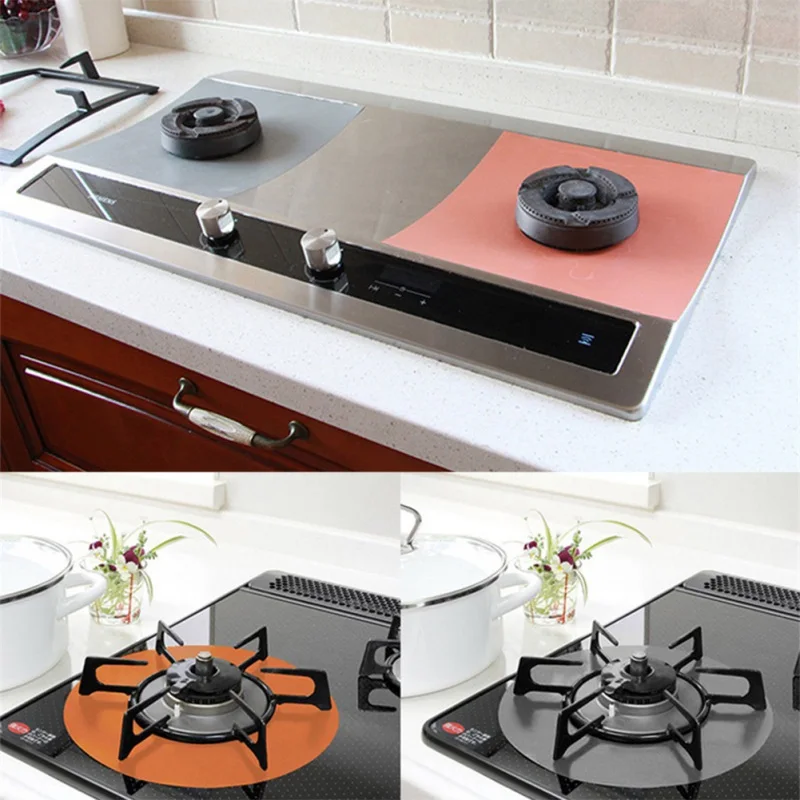 

Oil-proof Cooking Protection Mat Reusable Gas Stove Cover Protectors Dishwasher Burner Kitchen Tools Cleaning Accessories