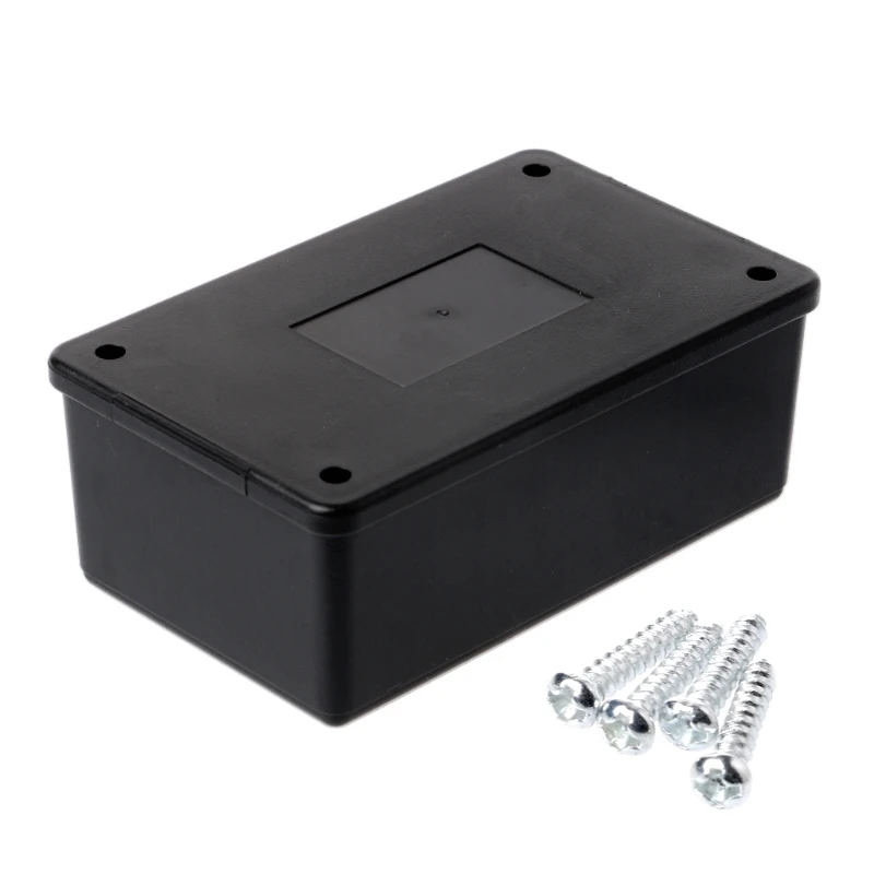 Waterproof ABS Plastic Electronic Enclosure Project Box Case Black