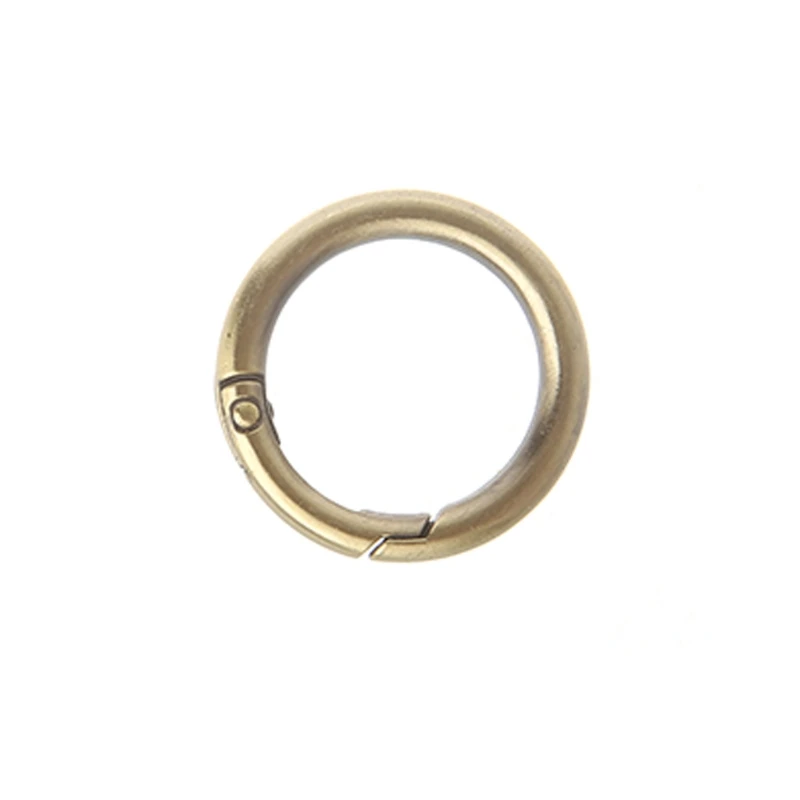 THINKTHENDO круглое кольцо круглая пружинная защелка для DIY крюк для ключей сумка Пряжка Сумочка Кошелек