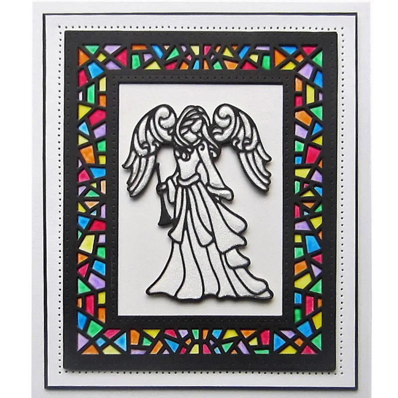 

Goddess With Wings Metal Cutting Dies Stencil For DIY Scrapbooking Decorative Embossing Suit Paper Card Die Cutting Template