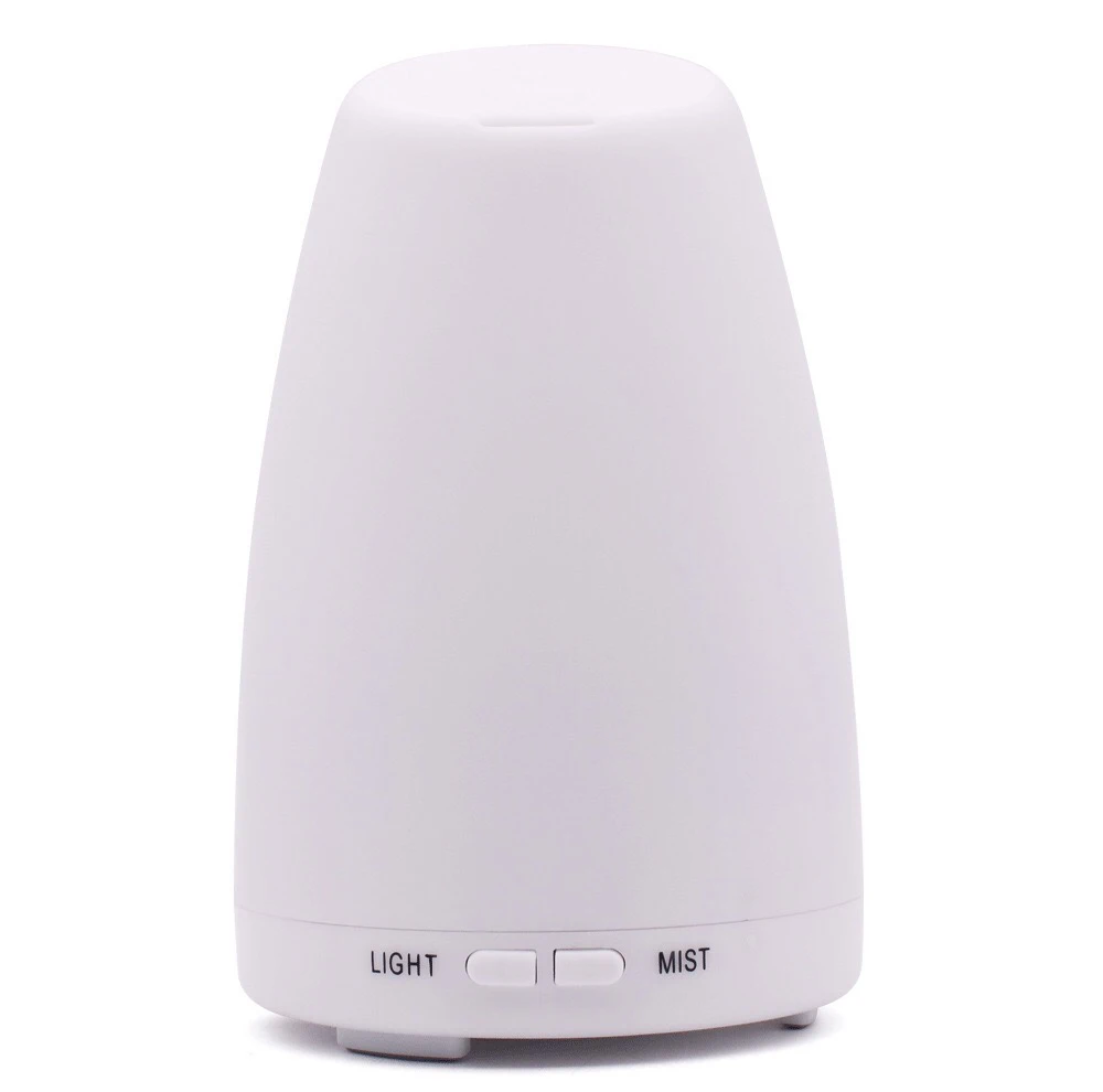 

White/wood grain ultrasonic humidifier, ultra-quiet purifying air aromatherapy oil diffuser, suitable for home and office H