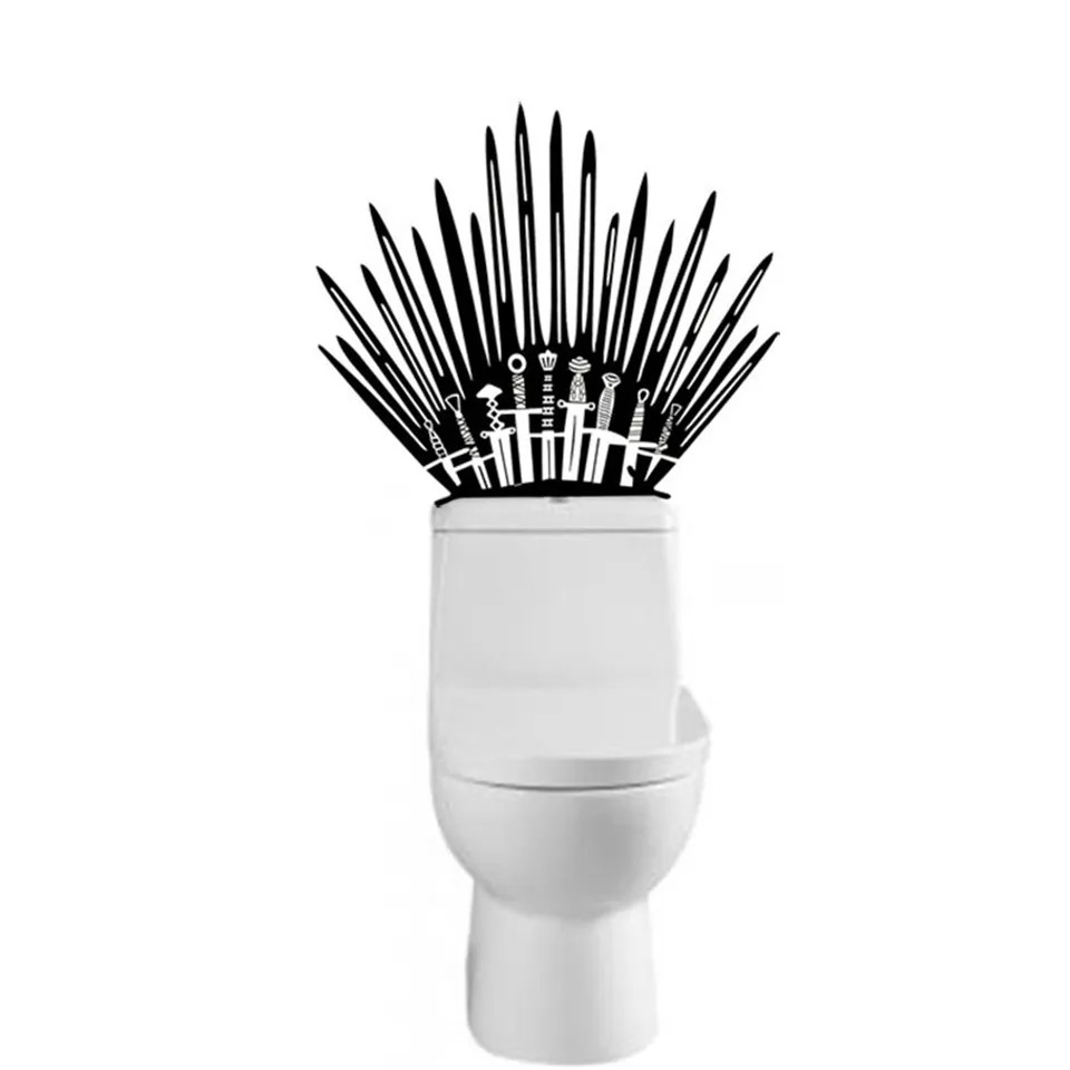 Iron Throm Chair Background Wall Stickers Funny Decals For Bathroom Living Room Self-adhesive Vinyl Home Decor Mural Kids Room Iron Throm Chair Background Wall Stickers Funny Decals For Bathroom Living Room Self-adhesive Vinyl Home Decor Mural Kids Room