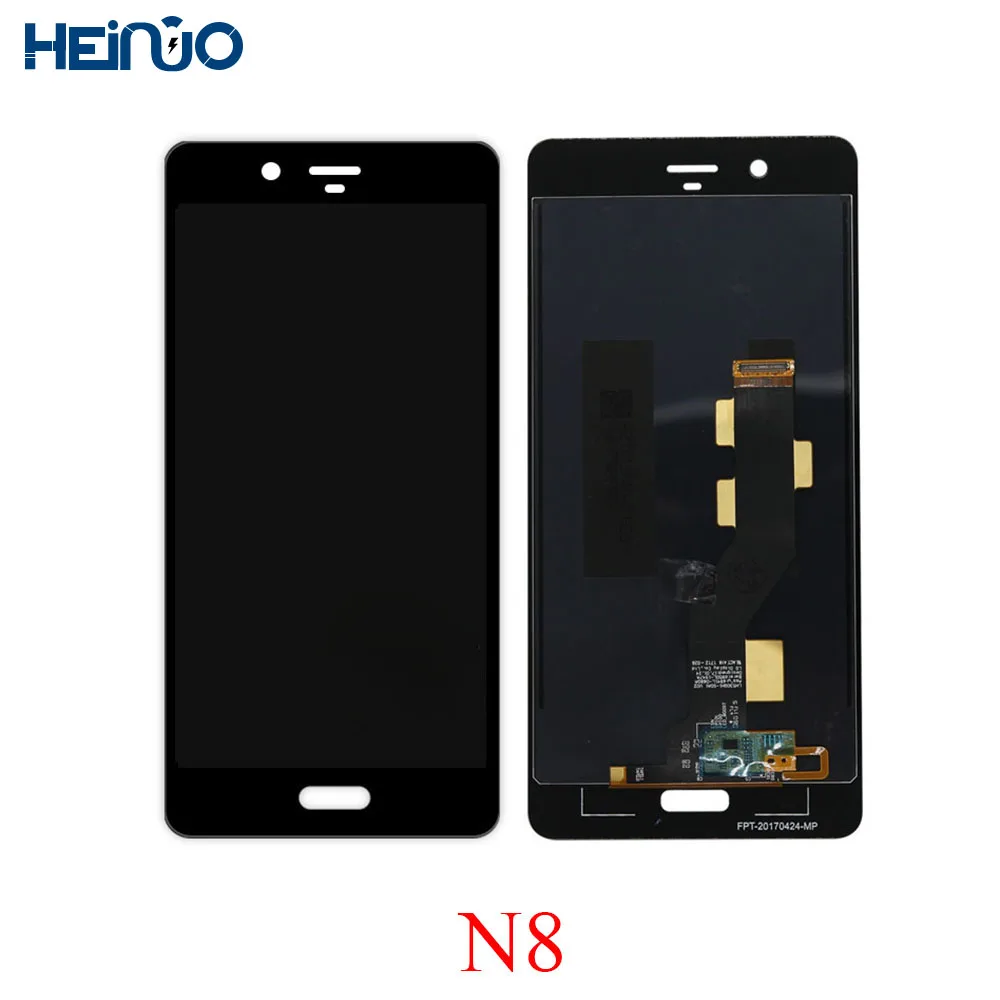 

NO dead Pixel For Nokia 8 N8 Lcd Display N8 panel LCD Monitor Touch Screen Digitizer Assembly Replacement parts+repair tools