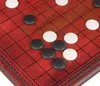 Wholesale cheap Chinese Go Game Set Leather Box Goban Board and Stones 3