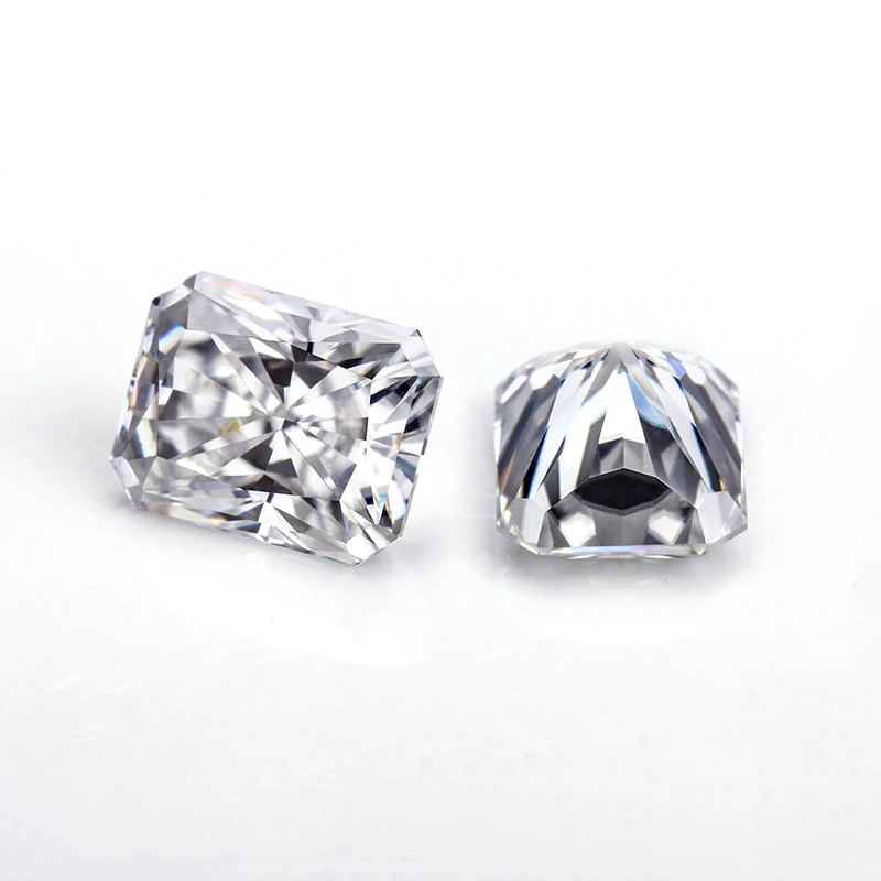 Белый EF цветной Алмазный тестер moissanite 8x6 мм измельченный лед лучистого разреза