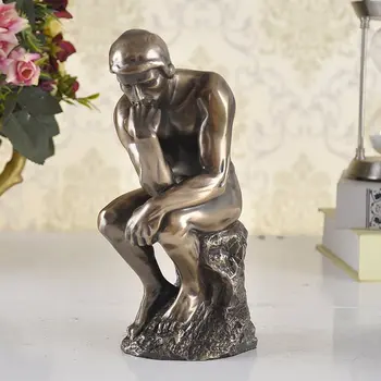 

Thinker decoration Classical home villa character decoration Cast copper process