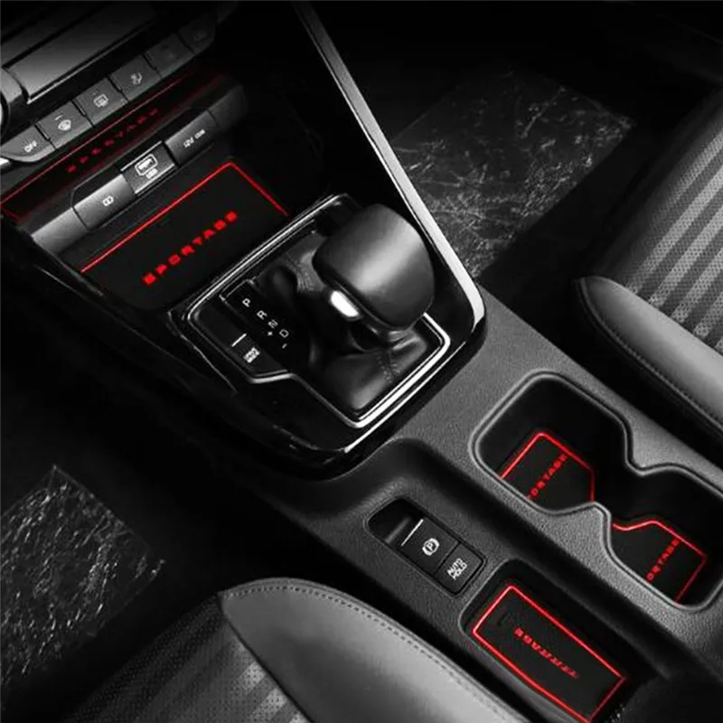 Для KIA Sportage 2018 2019 профиль резины Салонные подложки Нескользящие коврики Non Slip
