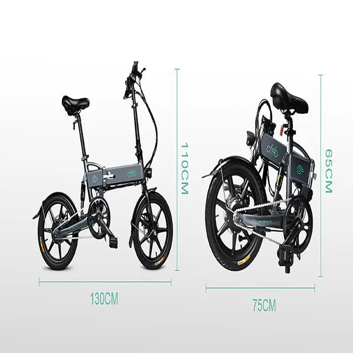 Perfect Aluminum Alloy Folding Electric Bicycle With Pedals 250W D2 Casual, Travel, Outdoor, etc Hub Motor EU Plug 7